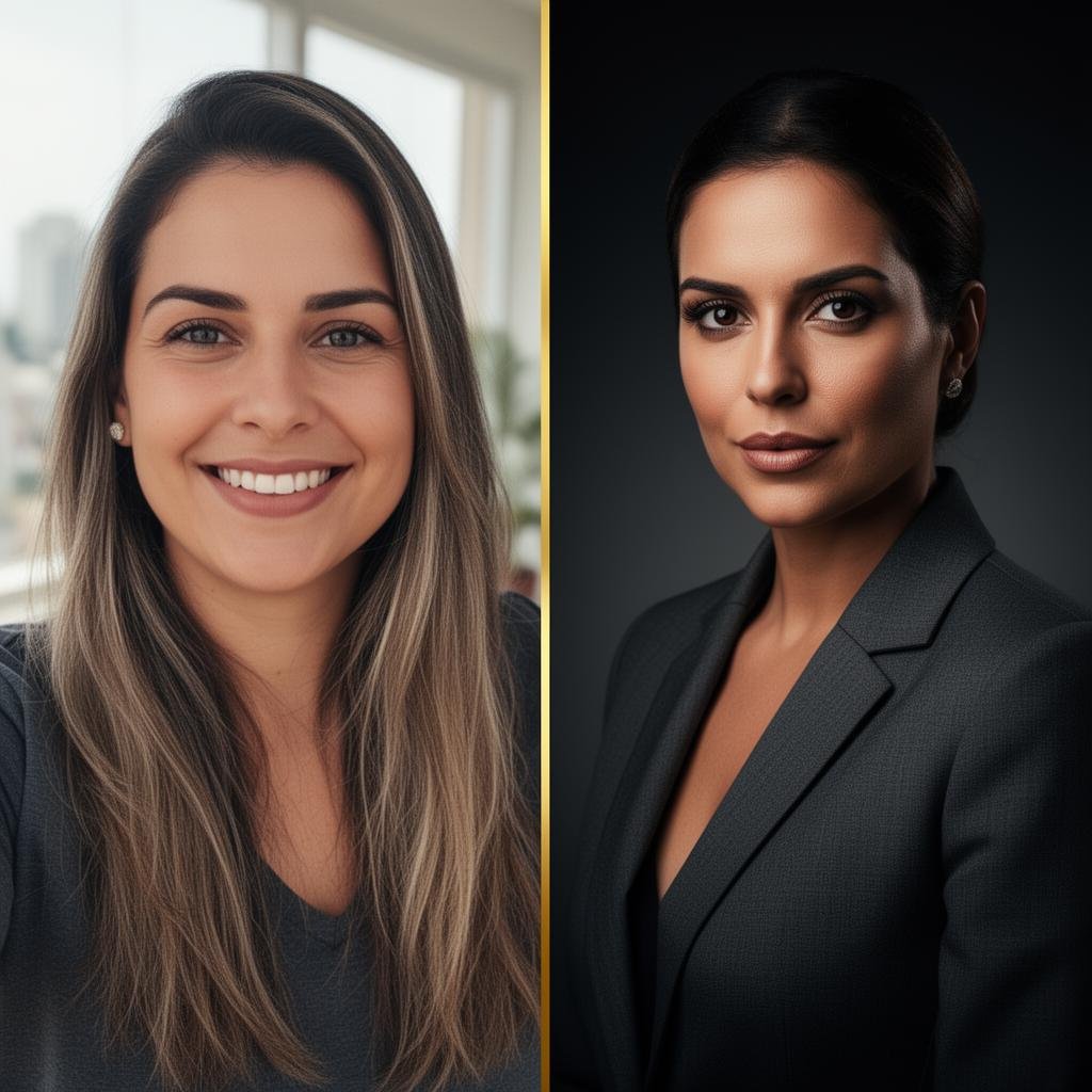 AURA — Retrato corporativo, sem estúdio